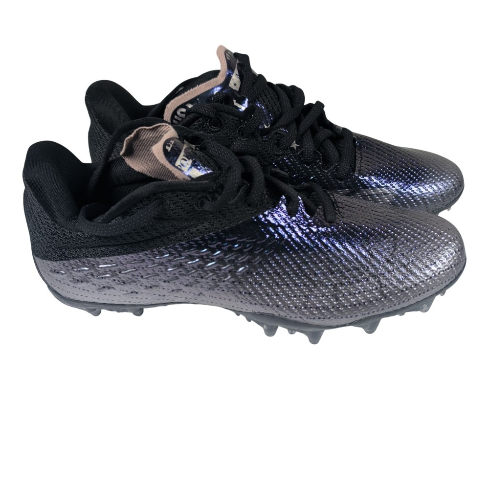 Under Armour Womens 6.5 UA Blur Smoke MC Black/Metallic Rose Gold Soccer Cleats